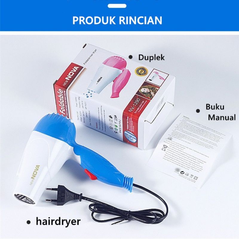 Hair dryer Hair Dryer Pengering Rambut Merk Yazuho N-1290