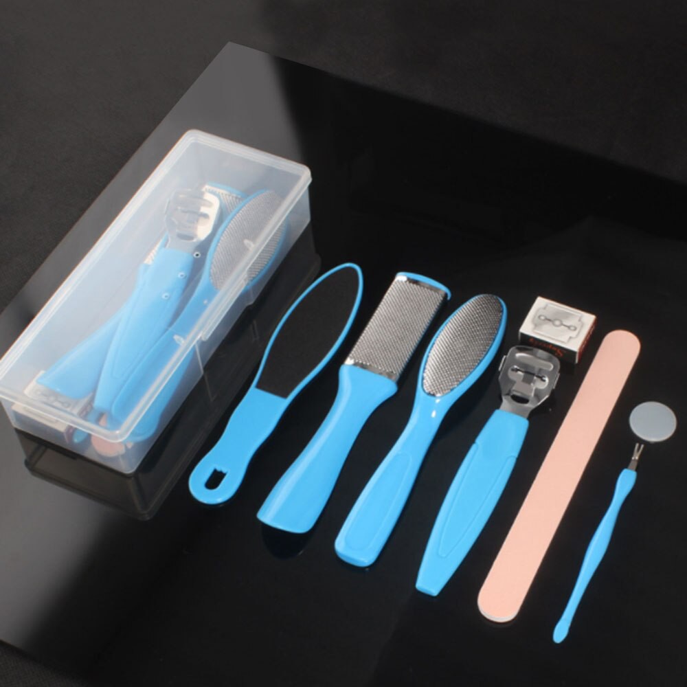 Alat Perawatan Kaki Manicure Pedicure Foot Care Scraper Set 8 in 1 Pedicure Set