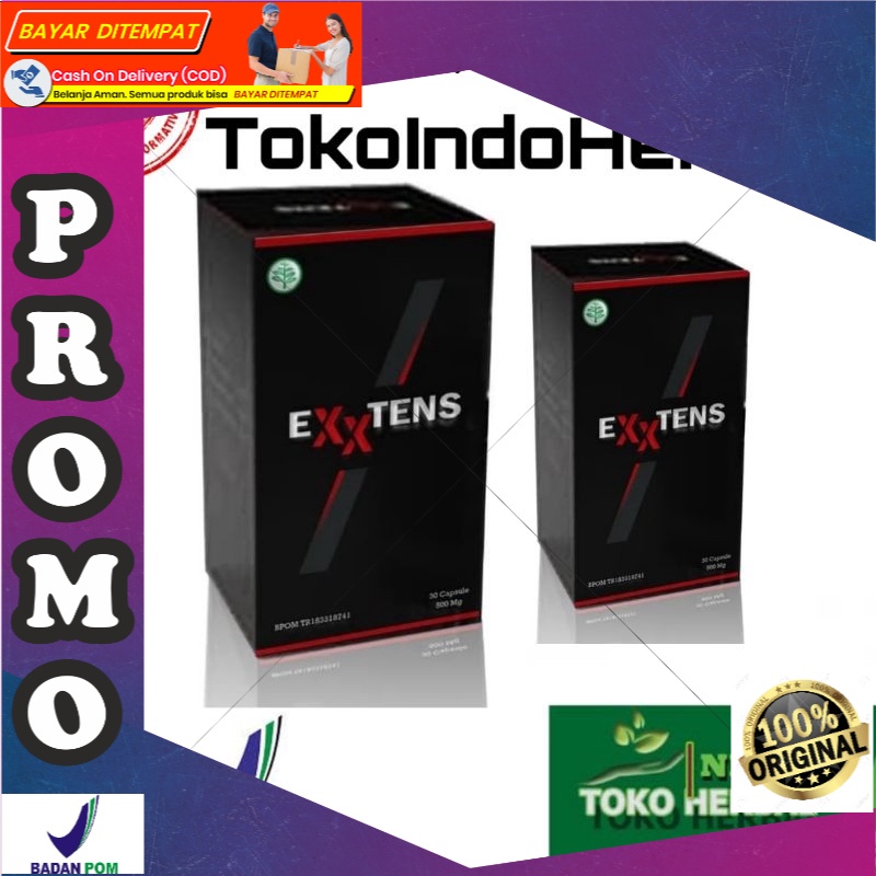 EXXTENS ASLI 100% ORIGINAL OBAT HERBAL SUPLEMEN HERBAL ALAMI