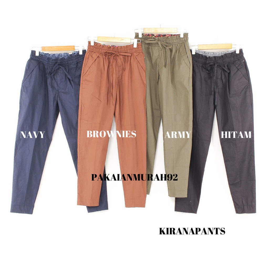 KIRANA PANTS  CELANA  PANJANG WANITA CELANA  WANITA JUMBO 