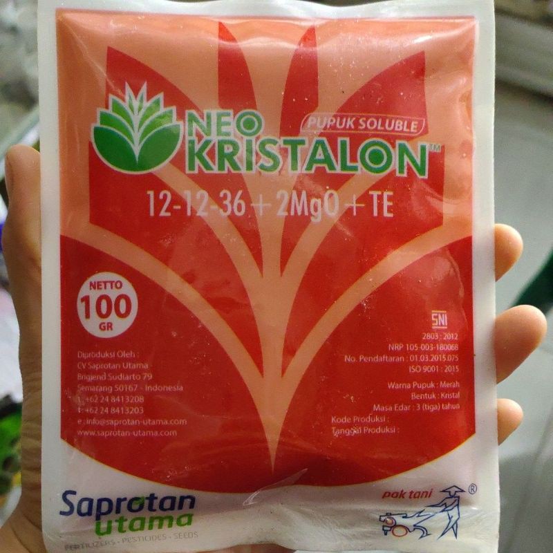 Neo Kristalon Merah 100gr
