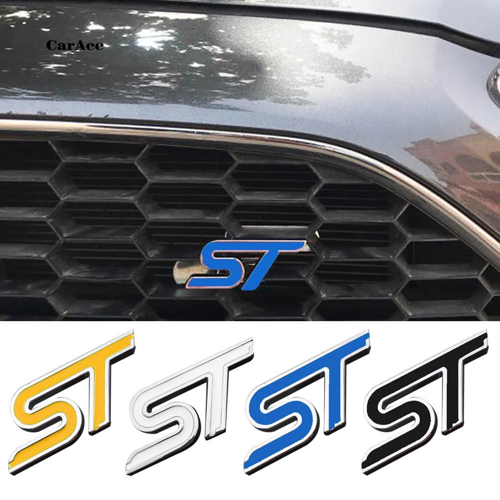 Stiker Emblem Motif Tulisan Cara Bahan Metal Untuk Mobil Ford Fiesta Focus Mondeo Shopee Indonesia