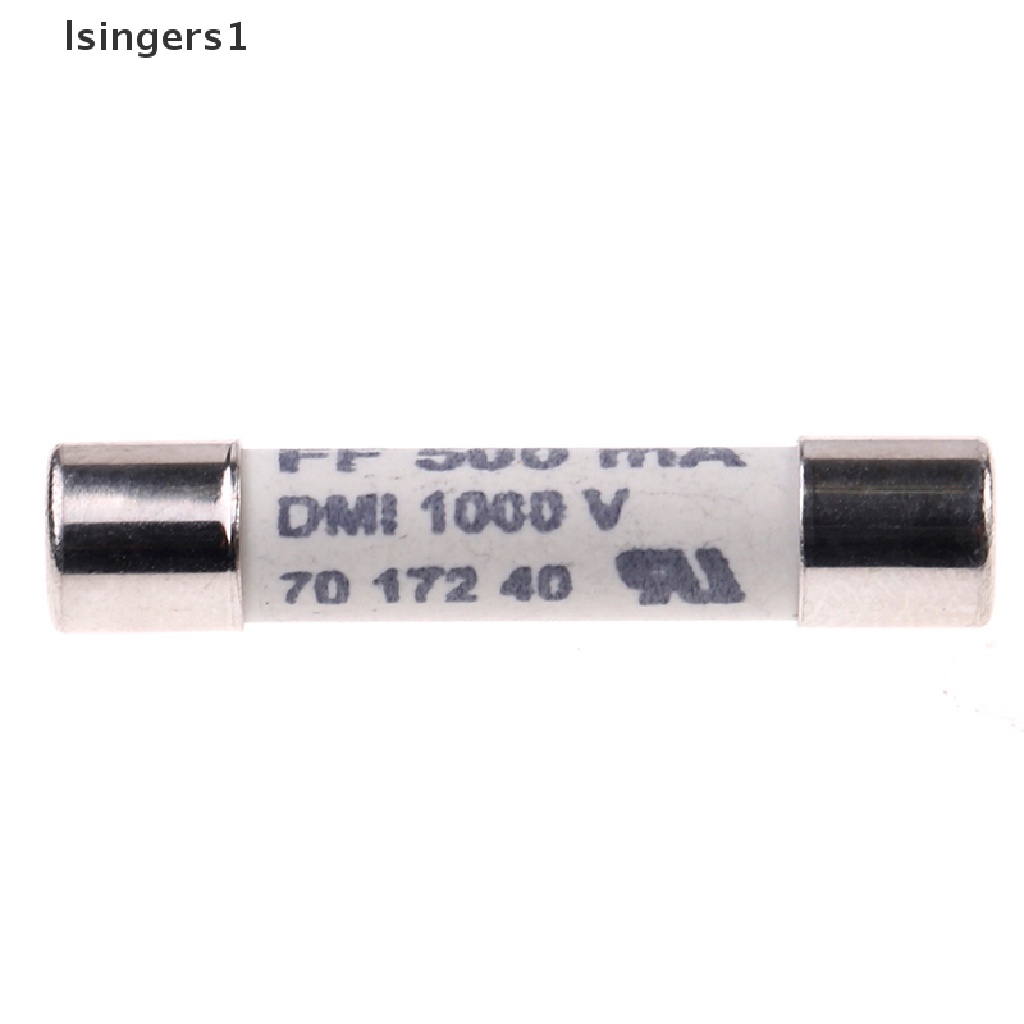 Lsingers1 1Pc Sekring dmi FF 0.5A 500mA 1000V Untuk multimeter F15B F17B F18B 6.3x32mm