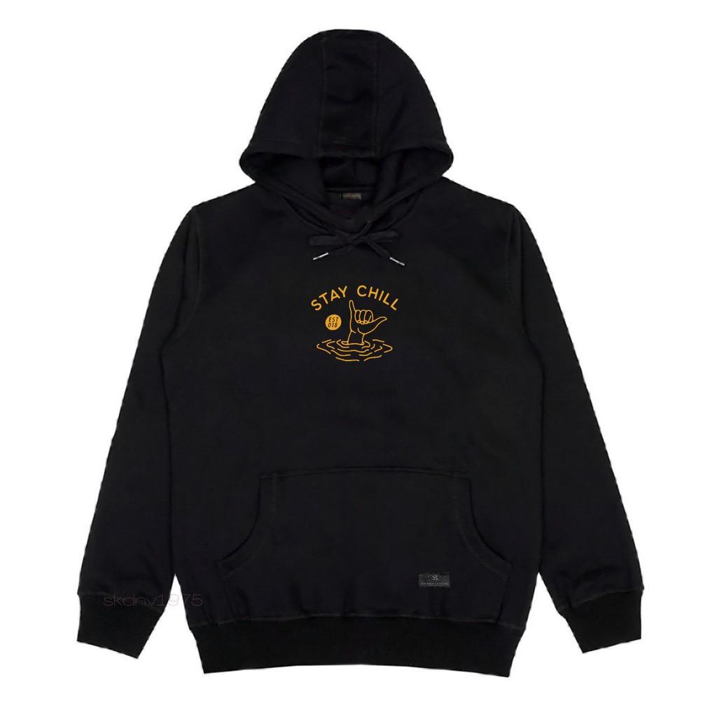 SWEATER HOODIE PREMIUM WRANA HITAM,HITAM POLOS HOODIE TERBARU CKS..