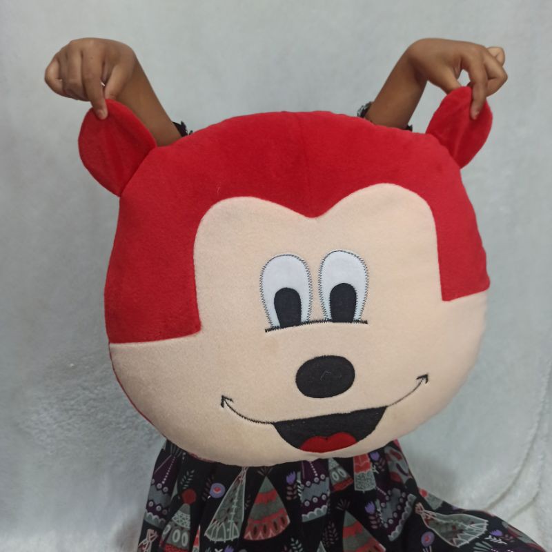 BANTAL kepala VELBOA 40CM karakter murah boneka