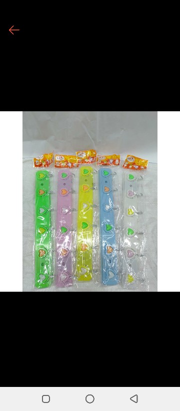 Gantungan Baju Pakaian Motif Love / Kapstok 6 Kait / Gantungan Tempel