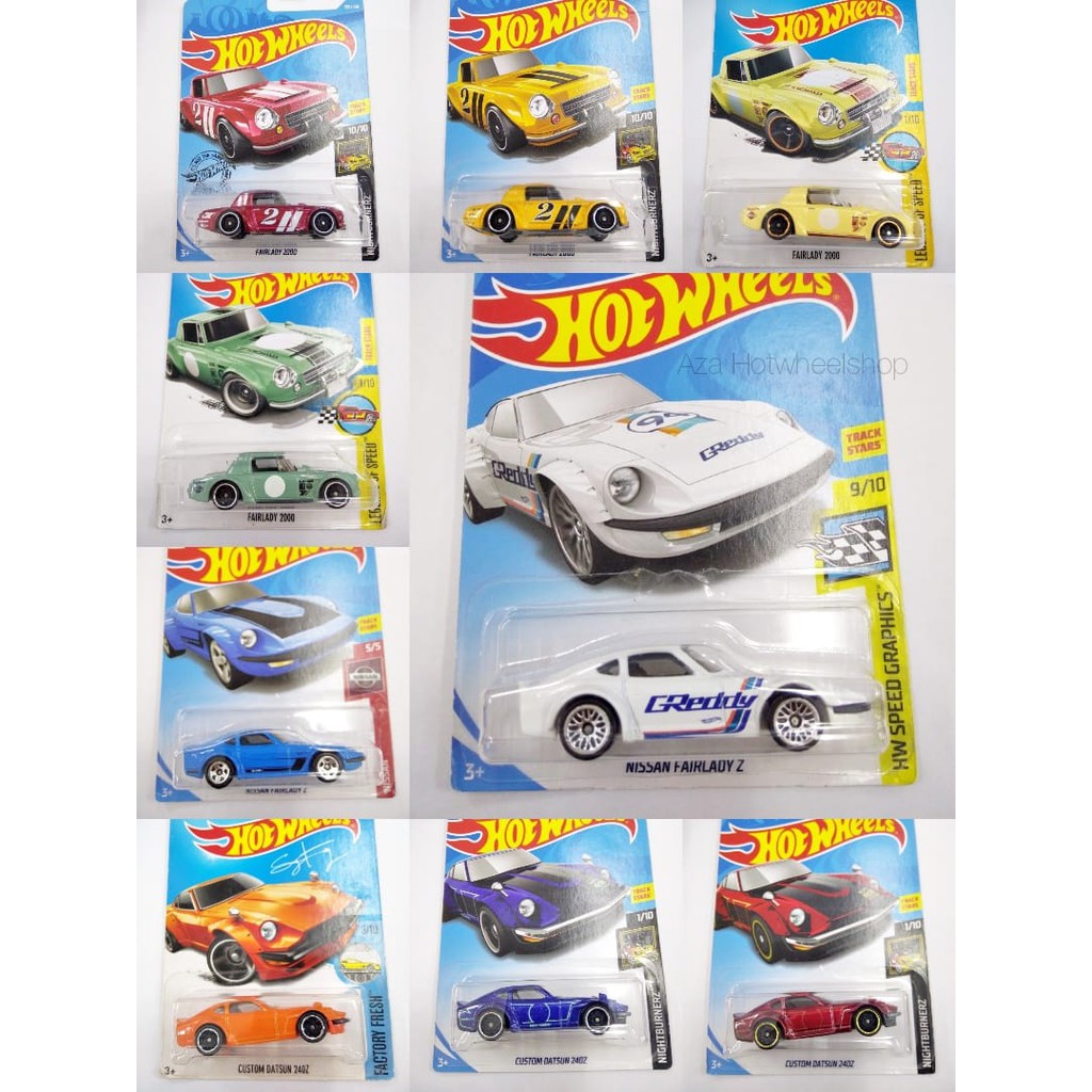 Hot Wheels Nissan Fairlady Z Custom Datsun 240Z Advan Greddy Nightburnerz Legends Of Speed Hotwheels