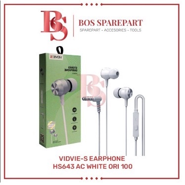 VIDVIE-S EARPHONE HS643 AC ORIGINAL 100