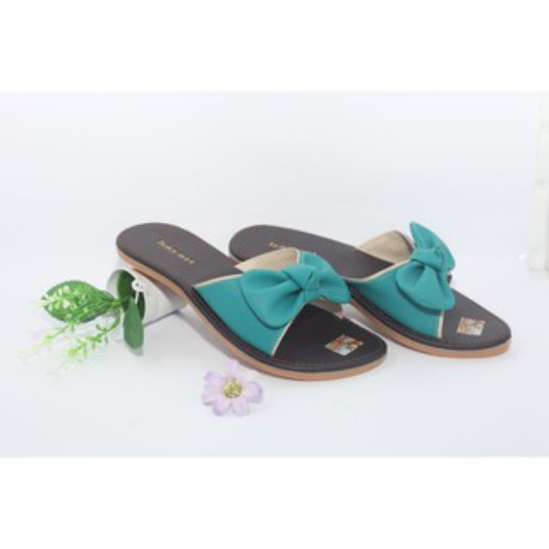 Sandal Hayati Flat Slop Pita Tosca