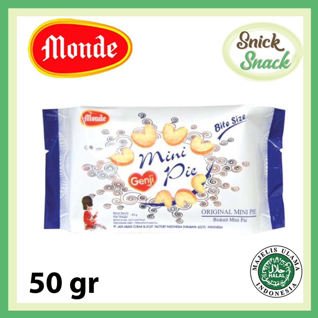 

Monde Minipie 50 gr Biskuit Pie Mini Crispy Pastry