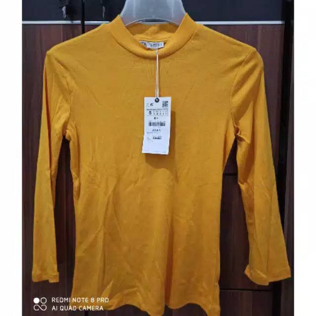 Kaos Lengan Panjang Wanita ZARA