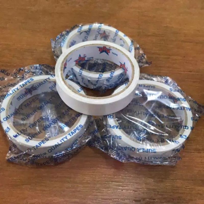 

Double Tape Sedang 24mmx12yard