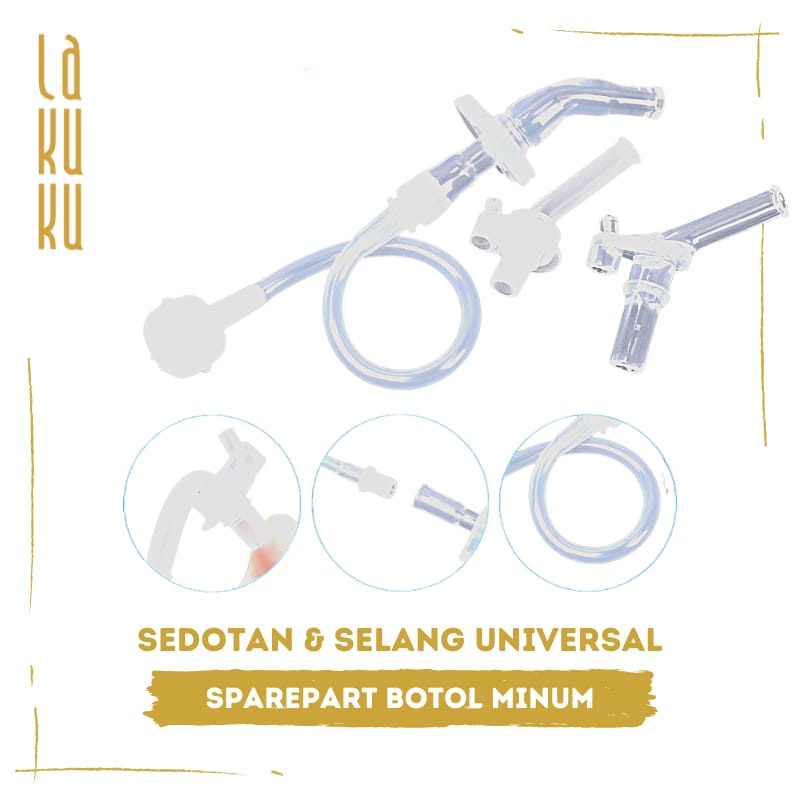 Lakuku - Spare part sedotan selang botol minum baby safe sugar baby universal