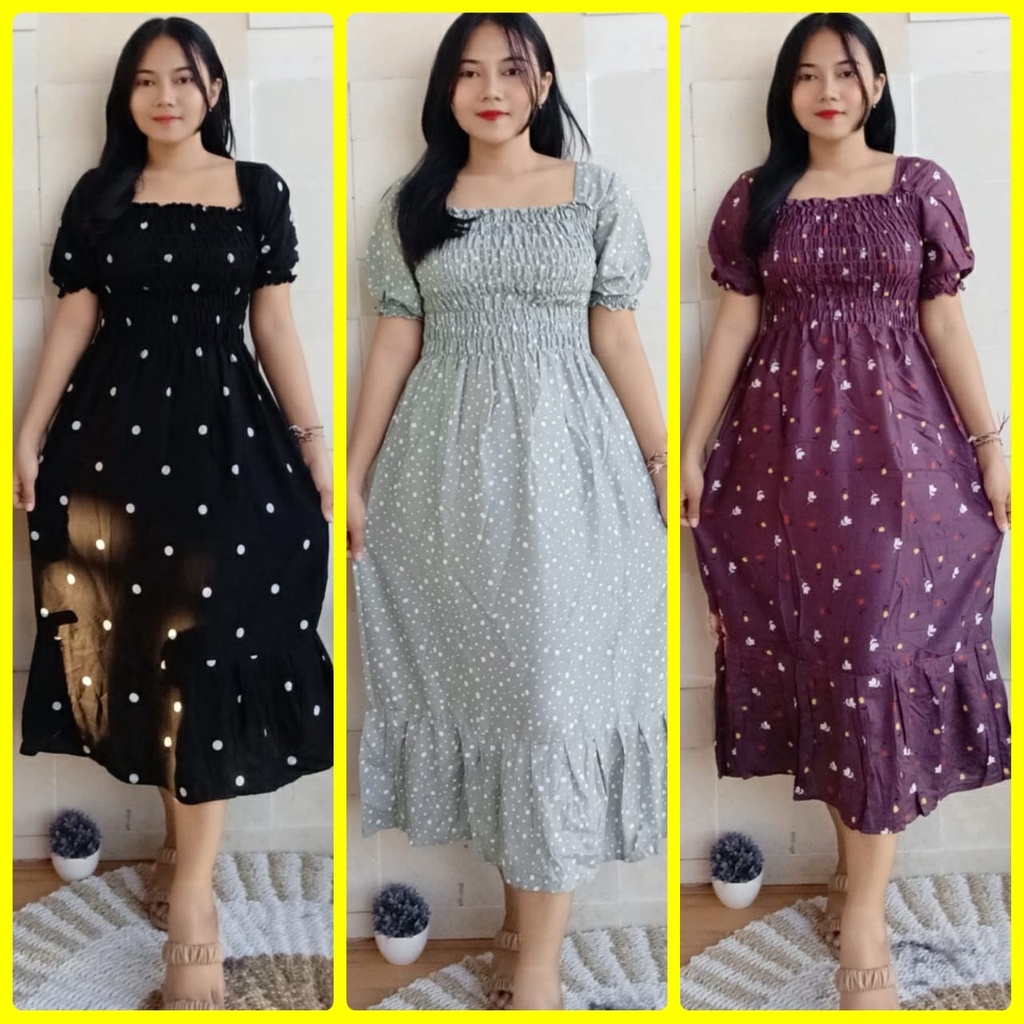 AFS - Daster Kerut Bali Dress Bali Kerut Daster Kerut Rampel