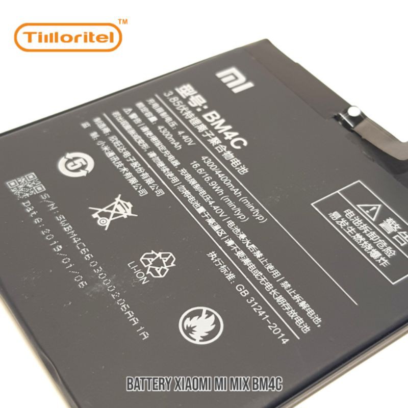 BATTERY BATRAI BATRE XIAOMI BM4C / MI MIX ORI