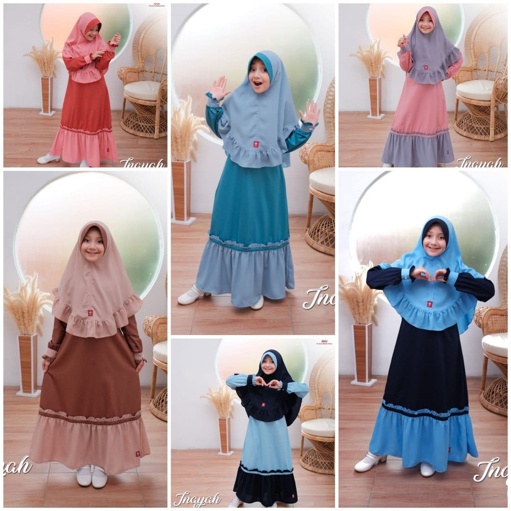 Gamis anak&Dewasa inayah ANV