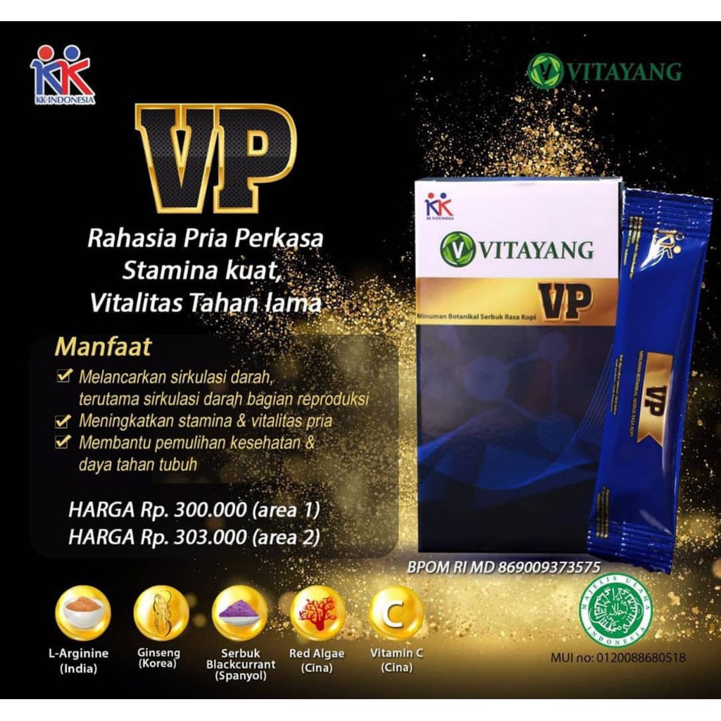Vitayang VP Obat Kuat Stamina Pria Herbal BPOM