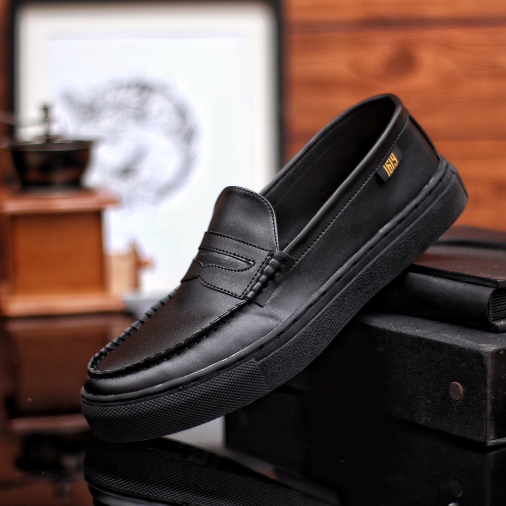 CERIS x DAKOTA - SEPATU FORMAL PRIA CASUAL COWOK PERKANTORAN KULIT PU ASLI ORIGINAL BLACK - SepatuFormal Pantofel pria Resmi Formal Tali Hitam Kasual Kuliah Kantor Pesta Kondangan Kerja PNS Guru Terkini Terbaik Terlaris Murah Trendy Terbaru