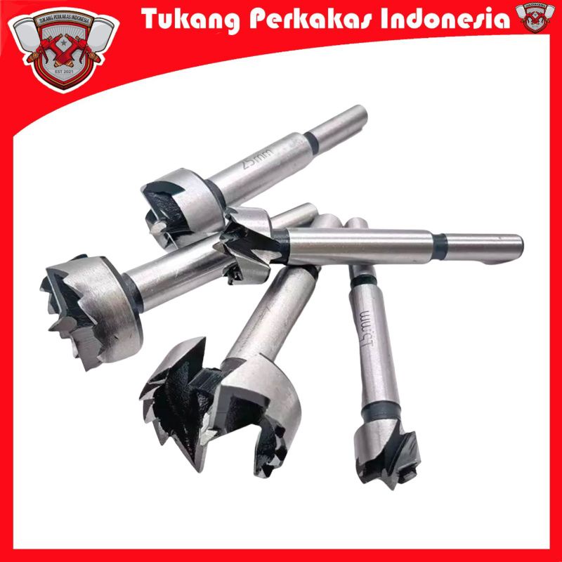 FORSTNER BIT SET 5PCS MATA BOR ENGSEL SENDOK 15-35MM