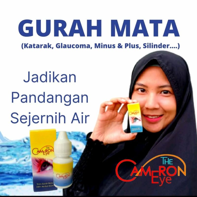 ( COD ) TERMURAH  Madu Gurah Mata The Cameron Eye Obat Tetes Mata Buram Katarak Minus Rabun Jauh Pal