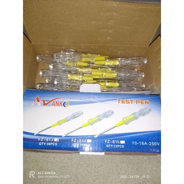 tespen listrik/obeng tespen ukuran kecil dan besar