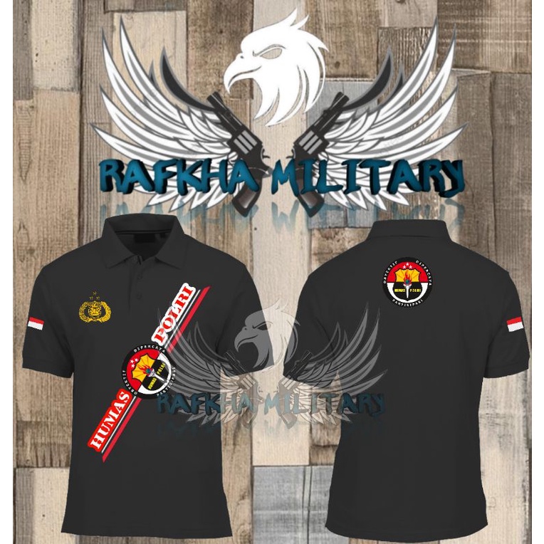 kaos polo humas polri, kaos wangky humas polri, kaos berkerah humas polri