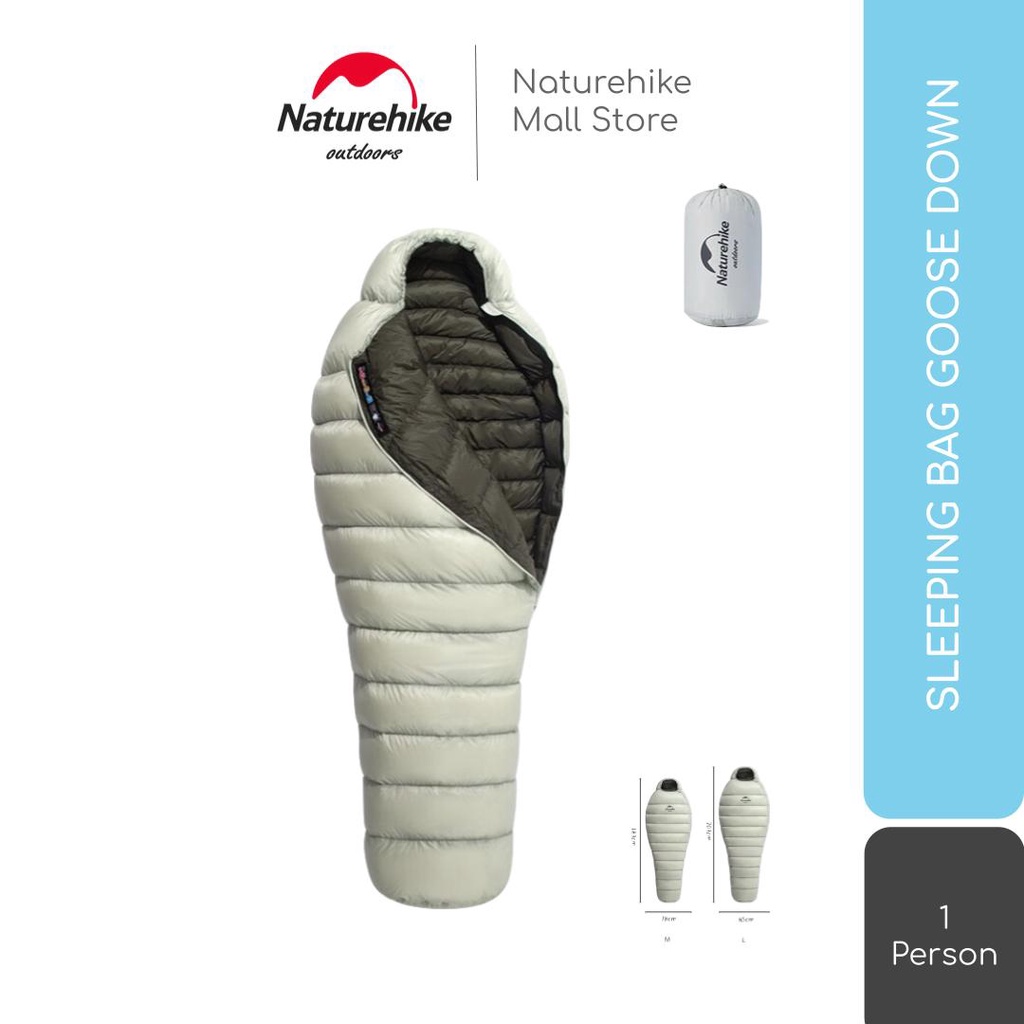 SLEEPING BAG FIREWORK DOWN BULU ANGSA NATUREHIKE NH21YD001 ULTRALIGHT