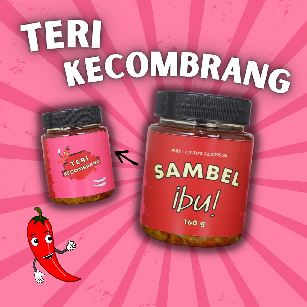 

Sambel Pedes TERI KECOMBRANG 160 g / Sambel asli khas Indonesia