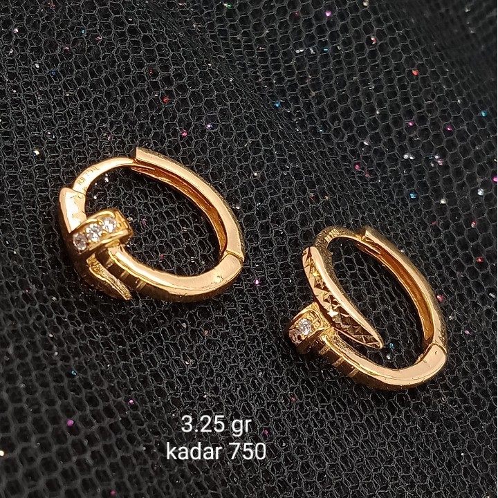 Anting Emas 17 K - 3.25 gr Kadar 750 - 2134