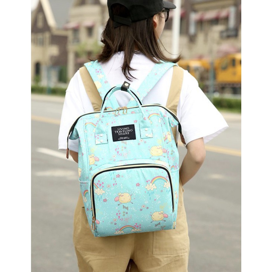 WYK54 Tas Bayi Ransel Wanita  Diaper Bagpack Ibu Anak Bayi Impor Trend TKM