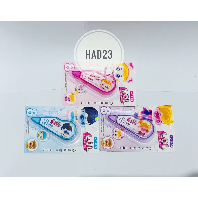 

Correction Tape Pita Koreksi 8M / Karakter / LOL