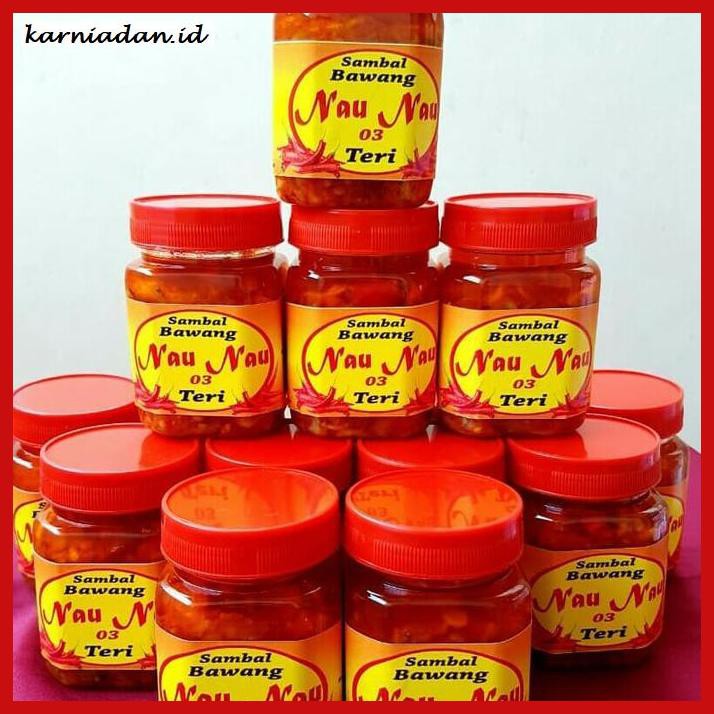 

Aneka-Sambal- Sambel Bawang Teri Nau Nau 200 Gram Pedas -Pedeeeeeezzzzzzz.