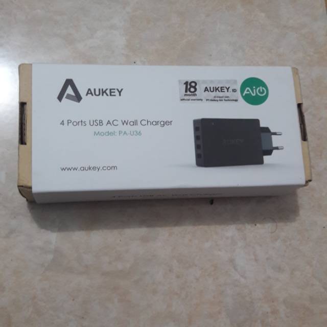 Aukey Wall Charger 4 port USB Model PA-U36