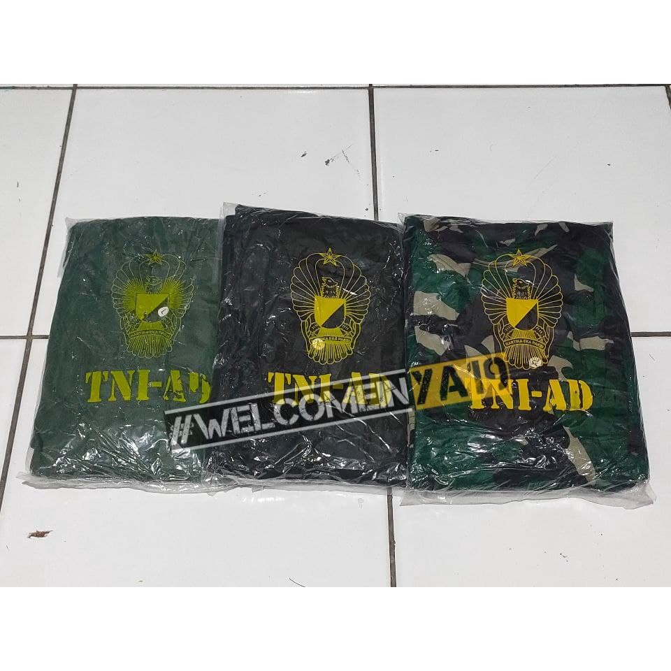 Kaos Pendek Katun TNI AD / Kaos Pendek Katun PDH, PDU, PDL Pembagian