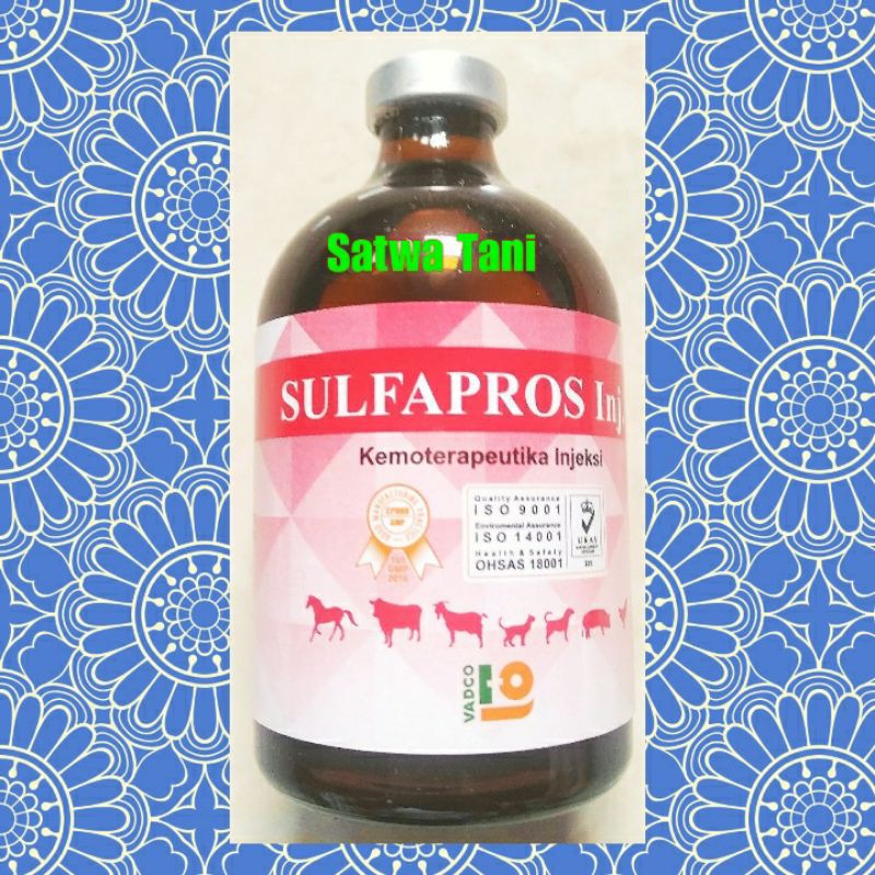 Sulfapros Inj. 100 ml (seperti colibact inj.)