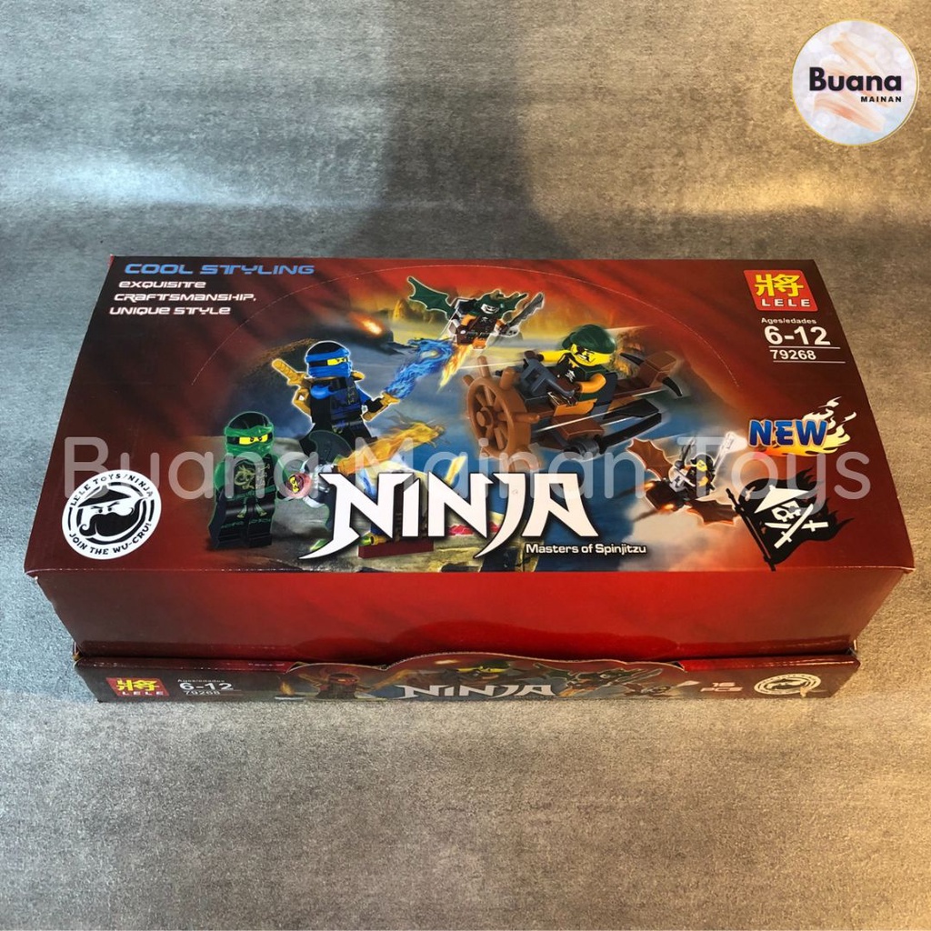 BRICKS LELE KARAKTER NINJA-GO MAINAN EDUKASI ANAK BRICK MOVIE NINJA GO CHARACTER MINI FIGURE FIGURES