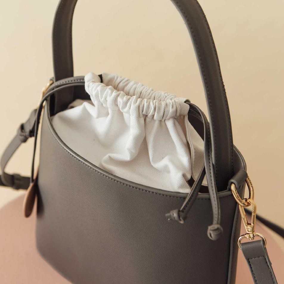 Tas Wanita Bucket Bag Bella Stone Grey Merche 7T9