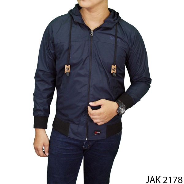 Jaket Parasut Pria Parasut Dongker – JAK 2178