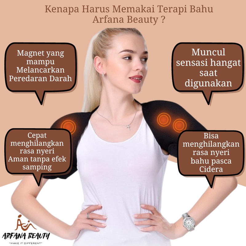 Alat Terapi Therapy Nyeri magnetik Bahu Pundak Pemanas Sakit Bahu Pundak Pegal Pegal TERAPI PUNDAK