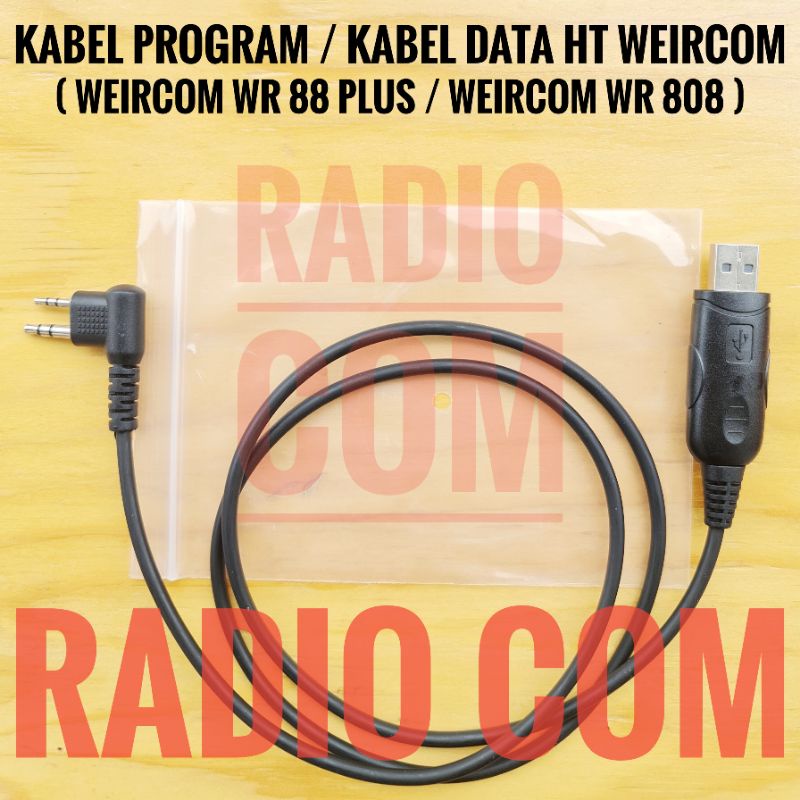 KABEL PROGRAM HT WEIRCOM WR88 PLUS WR808  WR 88 PLUS / KABEL DATA HT WEIRCOM WR 88PLUS WR 808 USB