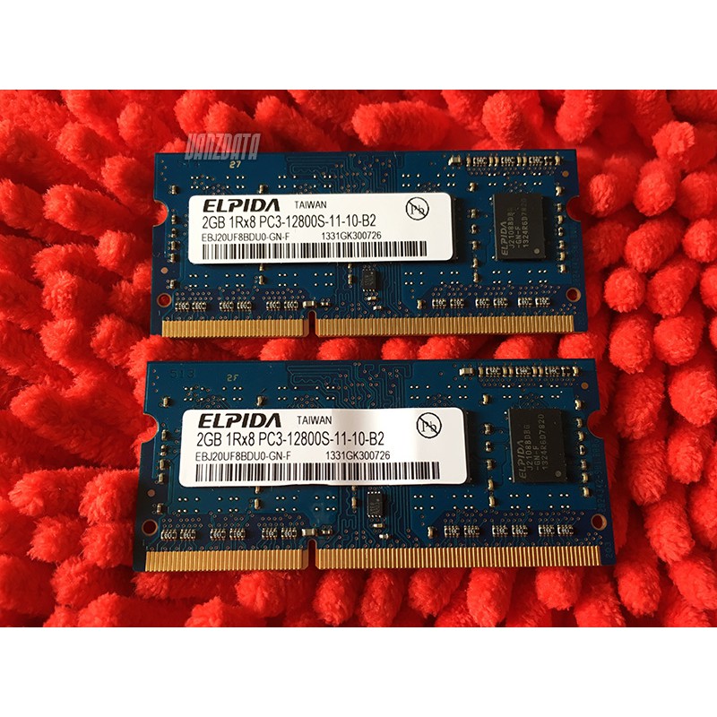RAM ELPIDA 4 Gb (2 x 2Gb) DDR3 PC12800 Sodimm