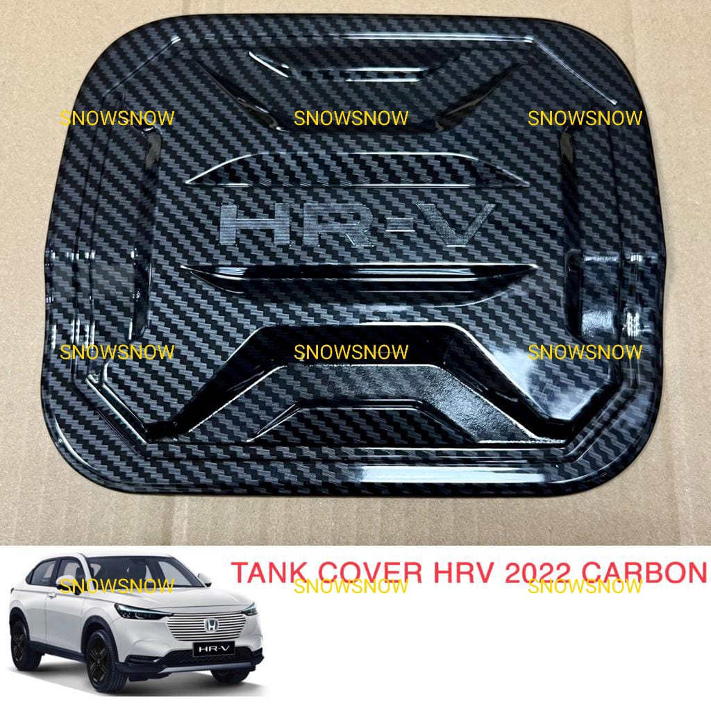 Tank Cover Honda HRV 2022 2023 2024 2025 UP Carbon Glossy