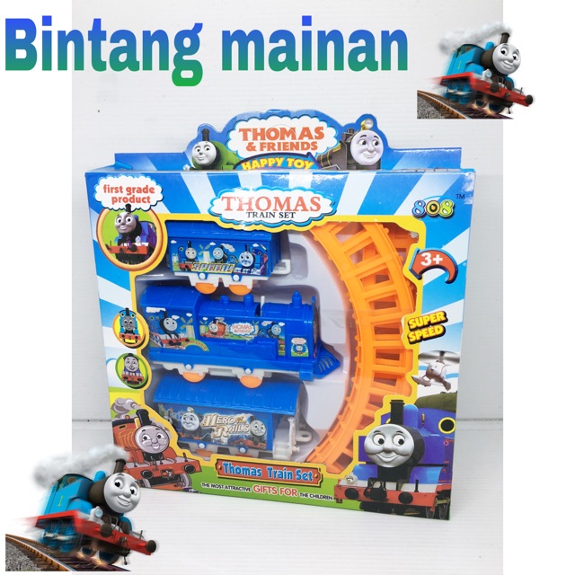 mainan kereta api thomas kereta api ben 10