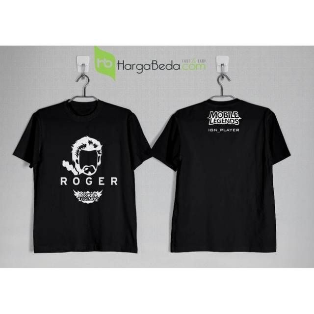 Kaos Mobile Legends Hero Roger ML Shopee Indonesia Kaos Mobile Legends Hero Roger ML Shopee Indonesia