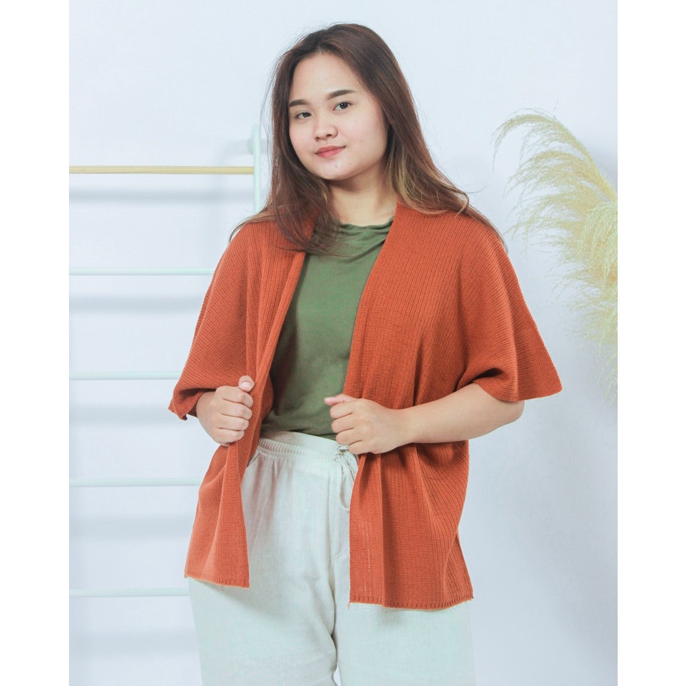 Promo Baju Atasan Wanita Terbaru Cardigan Rajut YUKATA Outer Model Batwing