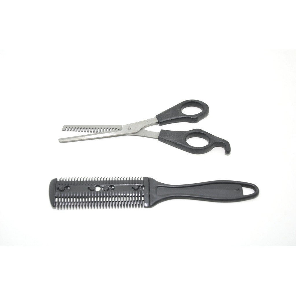 VOM SKU-0298 Gunting Sasak 2 Pcs + Sisir Penipis Rambut - 0298