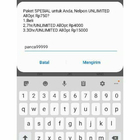 Kartu Sakti Paket Nelpon Unlimited dan sakti 15gb