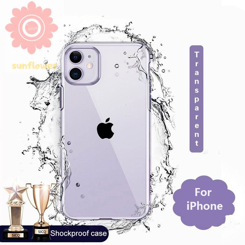 Soft Case Tpu Transparan Untuk Iphone 6 6s 7 8 Plus 11 12 Pro Max Iphone X Xr Xs Max Se 12 Mini 12pro Max