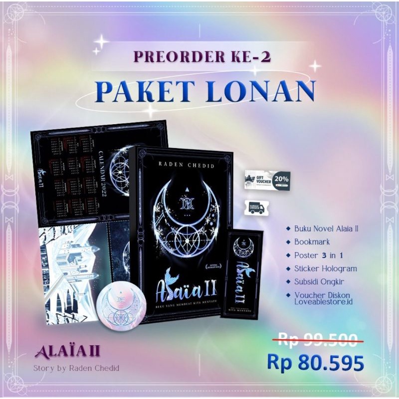 READY NOVEL ALAIA 1 & 2 - RADEN CHEDID (100% ORIGINAL)
