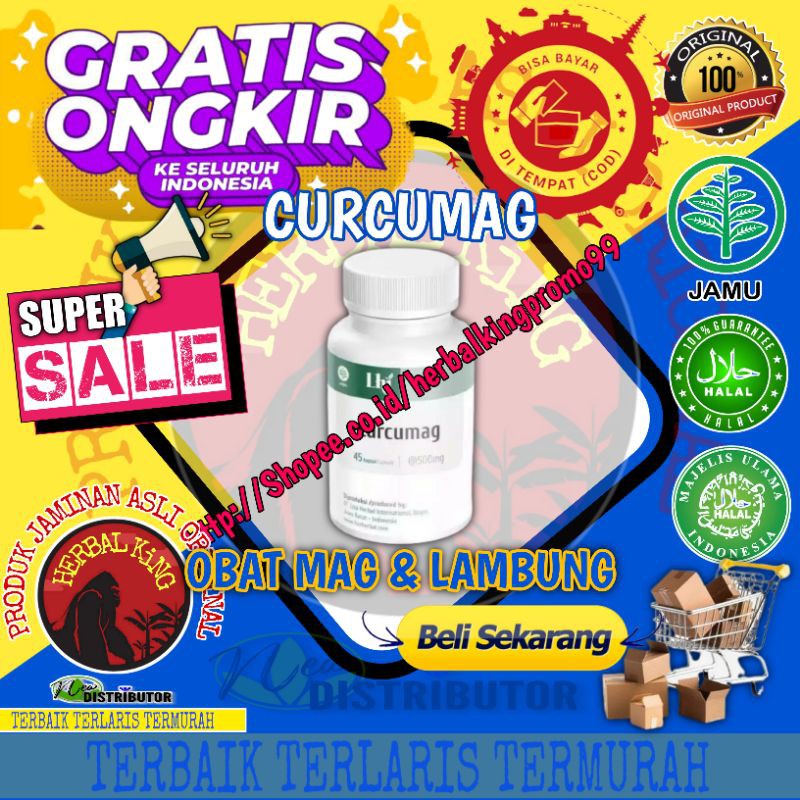 CURCUMAG asli mengatasi asam lambung & maag